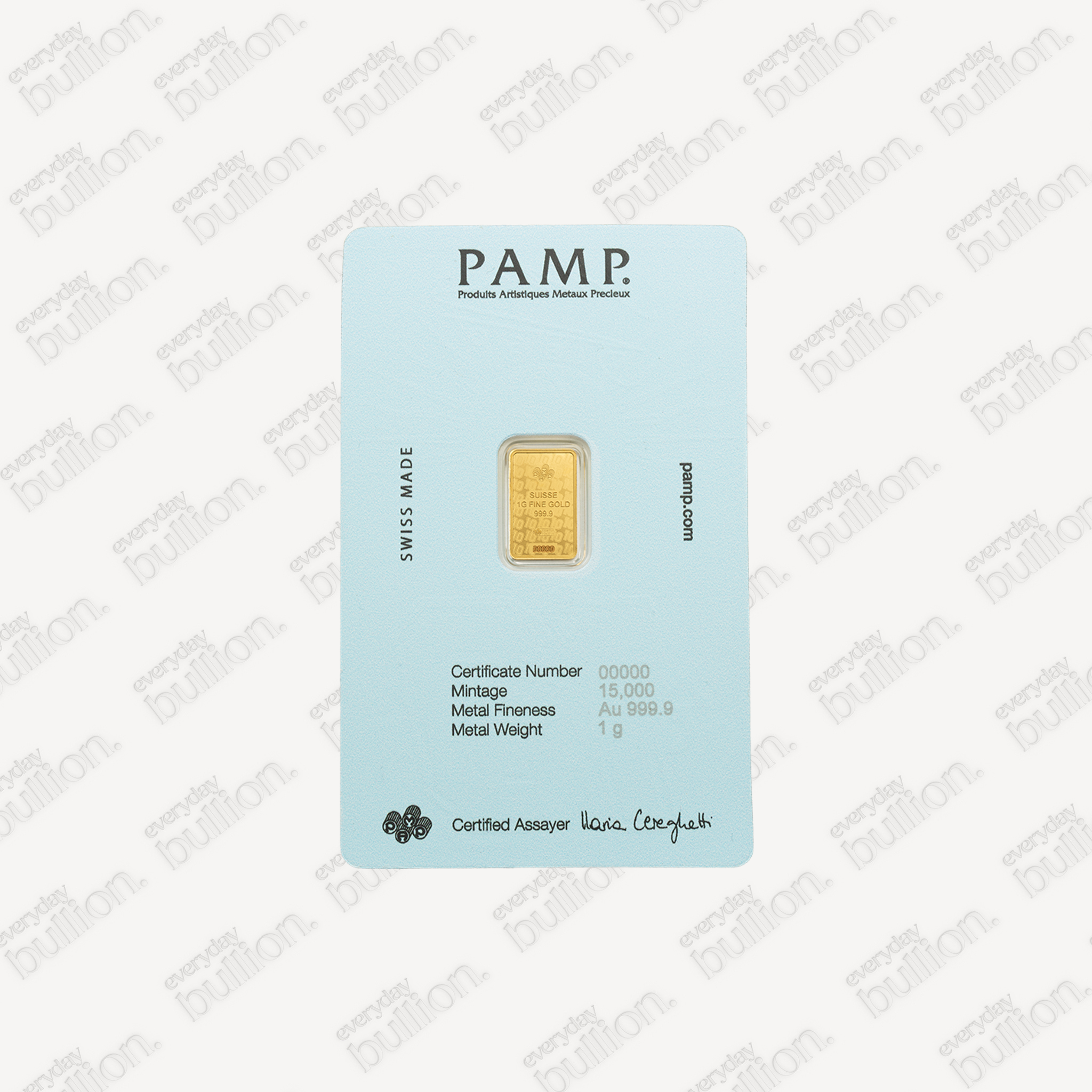 PAMP 1g Maradona Gold Bar