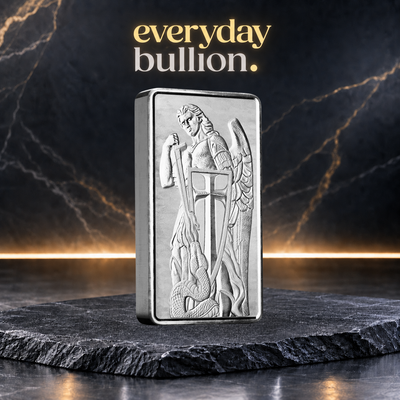 Archangel Michael 10oz .999 Fine Silver Bullion Bar – Scottsdale Mint