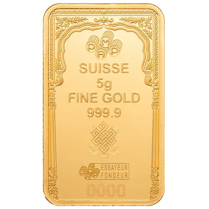 PAMP - 5 gram Gold Bar - The Buddha