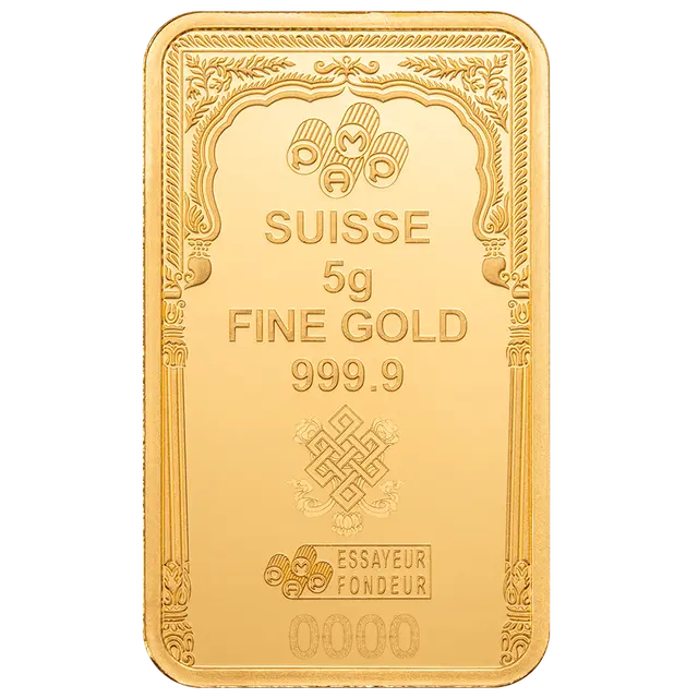 PAMP - 5 gram Gold Bar - The Buddha