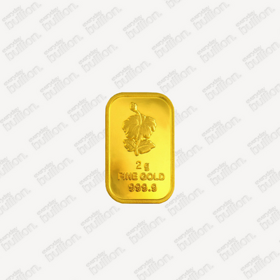 2g Poh Kong Gold Bar in Assay + Collectors Case