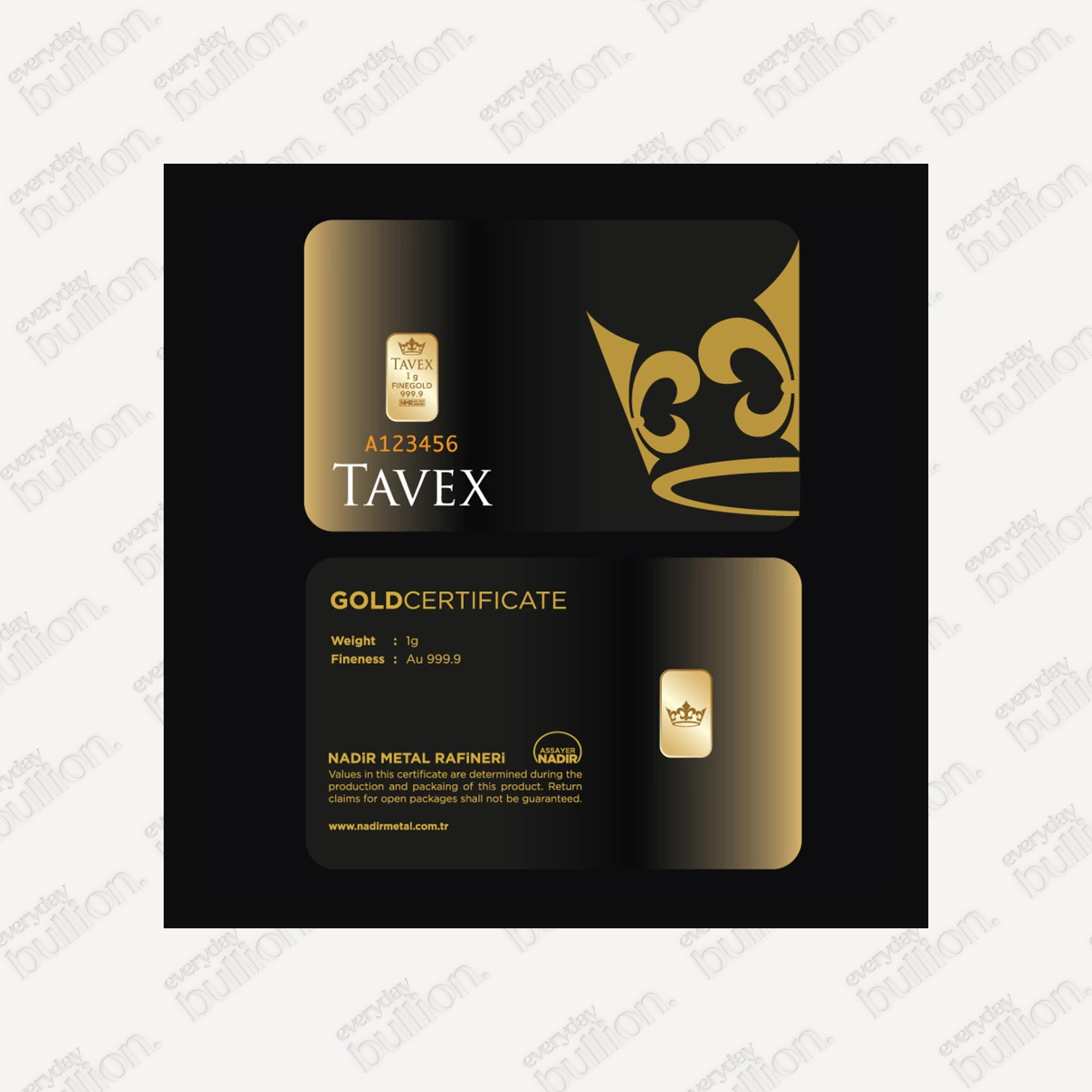 Tavex 1g Gold