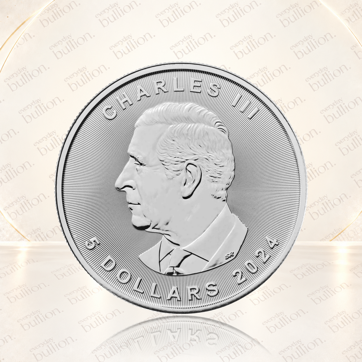 2024 Canadian Maple Leaf 1oz .9999 Silver Bullion Coin in Capsule – Canada – Royal Canadian Mint