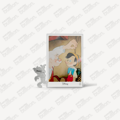 Disney Pinocchio - Collectible Set 3/4 oz Silver Coin + 5 g Silver Foil Set