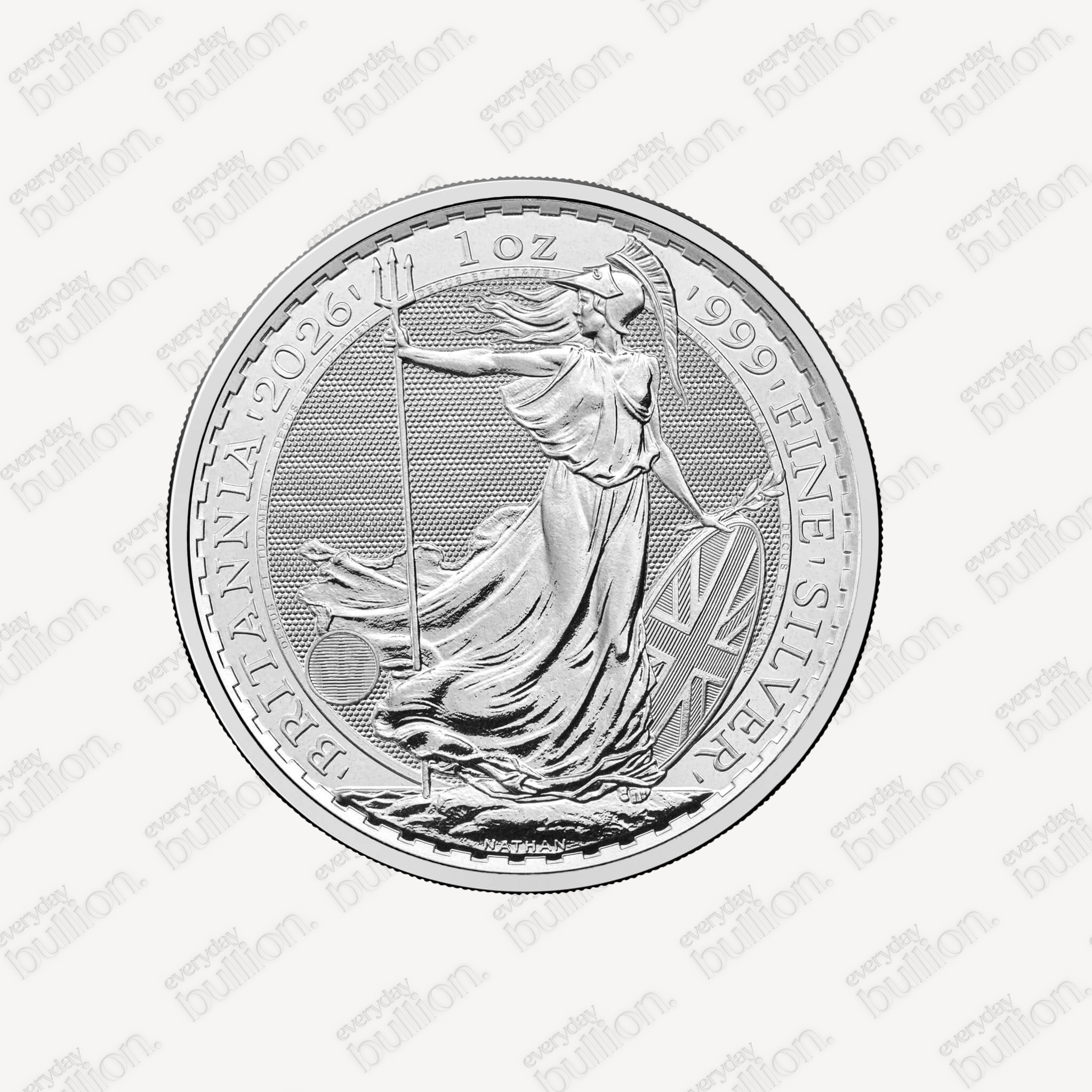 1oz 2026 Britannia 999 Fine Silver Coin