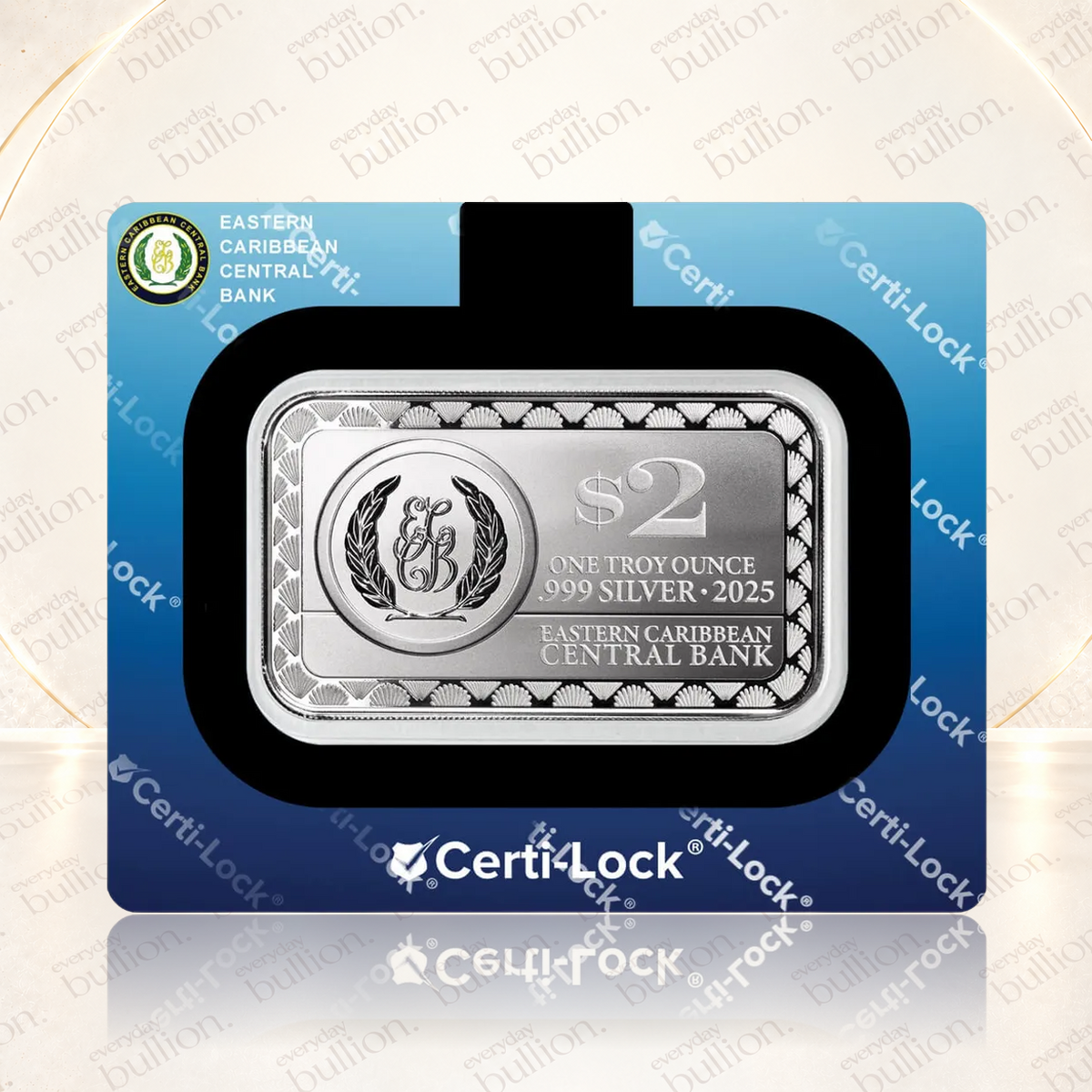 2025 St. Lucia EC8 Caribbean Reef Octopus 1oz Silver Colourised Coin Bar – Scottsdale Mint