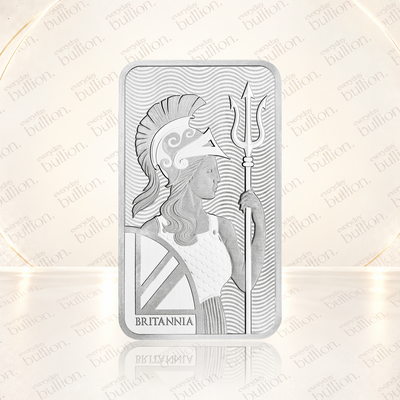Britannia 100g .999 Fine Silver Minted Bar in Sealed Blister - United Kingdom - The Royal Mint