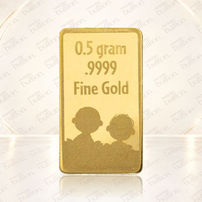 2026 Peanuts® It’s the Great Pumpkin 60th Anniversary 1/2g .9999 Gold Bar in TEP – United States – APMEX