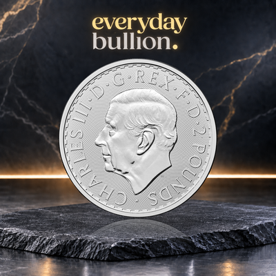 Britannia 2026 1oz .999 Fine Silver Bullion Coin in Coin Flip – The Royal Mint