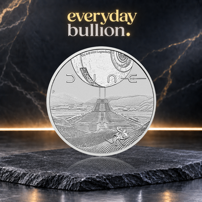 DUNE™ 2026 $1 1oz .9999 Fine Silver BU Coin in Capsule – The Perth Mint