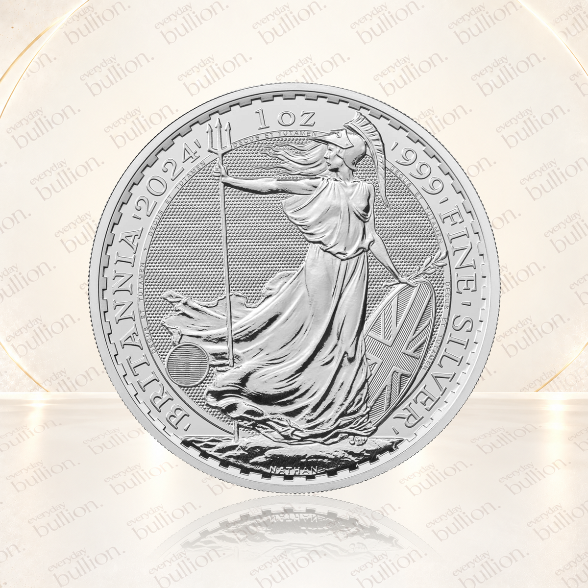 2024 Britannia 1oz .999 Silver Bullion Coin in Flip – United Kingdom – The Royal Mint