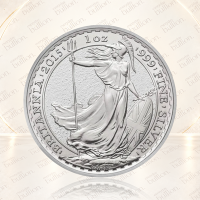 2015 Britannia 1oz .999 Silver Coin – United Kingdom – The Royal Mint