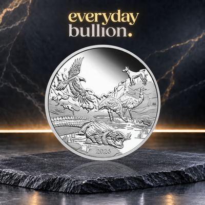 Wonders of Australia: The Outback 2026 1oz .9999 Fine Silver BU Coin in Capsule – Perth Mint