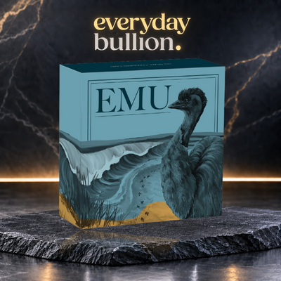 Australian Emu 2025 $1 1oz .9999 Fine Silver Coloured Coin – Perth Mint
