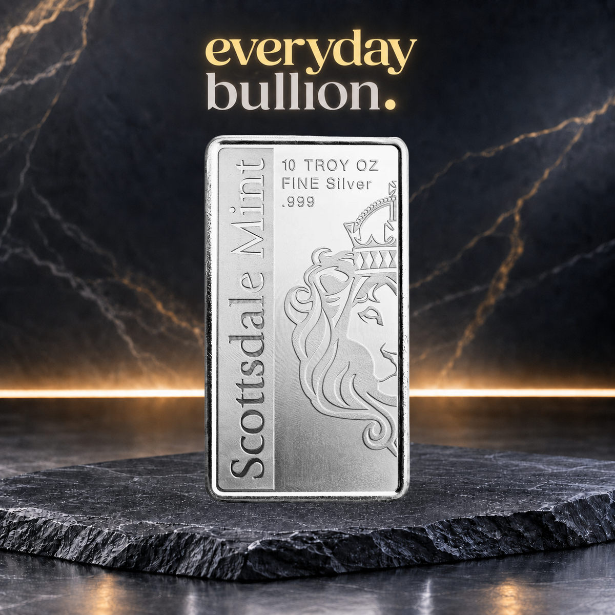 Archangel Michael 10oz .999 Fine Silver Bullion Bar – Scottsdale Mint