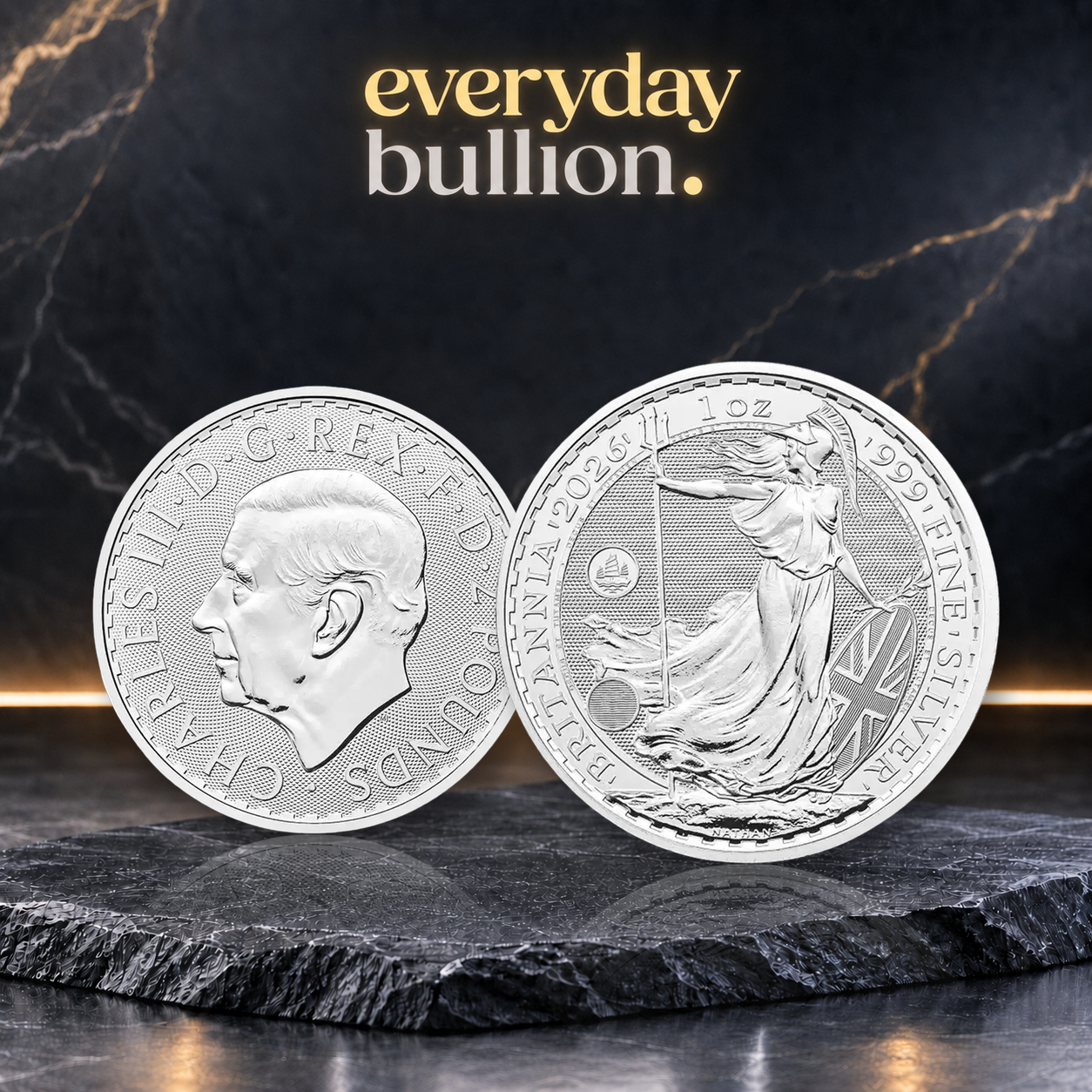 Britannia Hong Kong Privy 2026 1oz .999 Fine Silver BU Coin – The Royal Mint