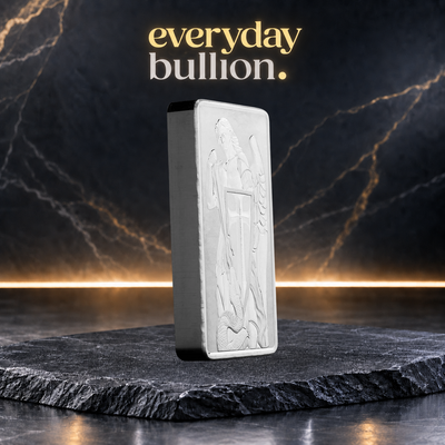 Archangel Michael 10oz .999 Fine Silver Bullion Bar – Scottsdale Mint
