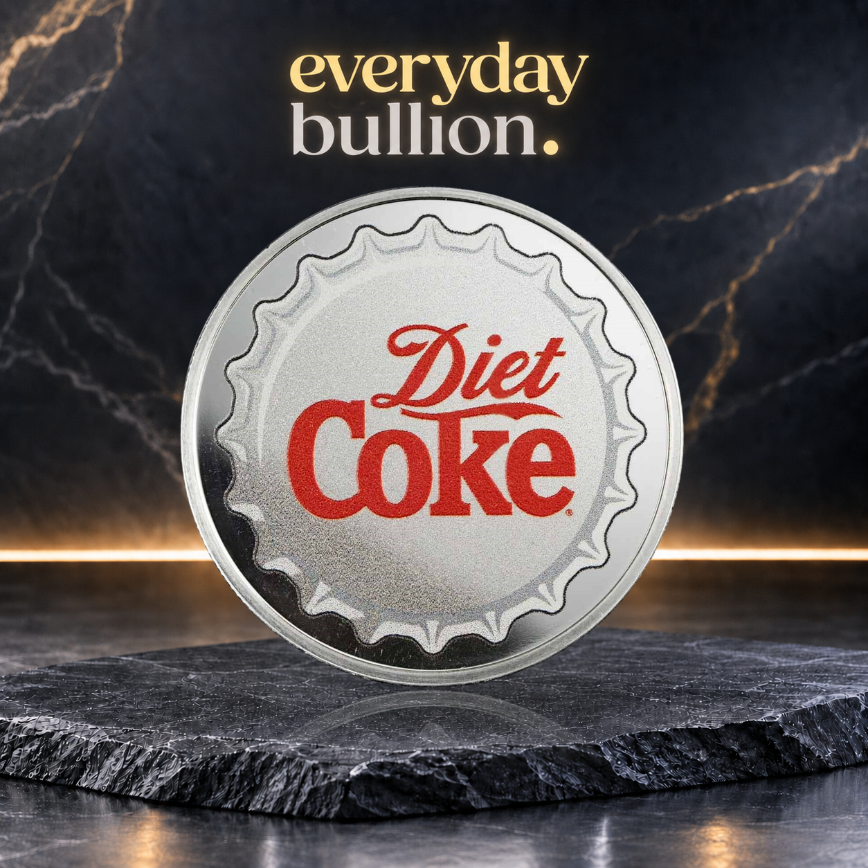 Coca-Cola® Diet Coke 1oz .999 Fine Silver Struck Round in TEP – 9Fine Mint