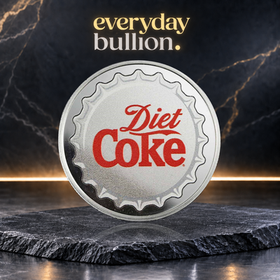 Coca-Cola® Diet Coke 1oz .999 Fine Silver Struck Round in TEP – 9Fine Mint