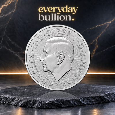 The Lion and the Eagle 2026 £2 1oz .999 Silver Bullion Coin – UK – The Royal Mint