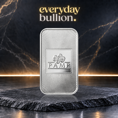 USA Starburst 1oz .999 Fine Silver Minted Bar – PAMP