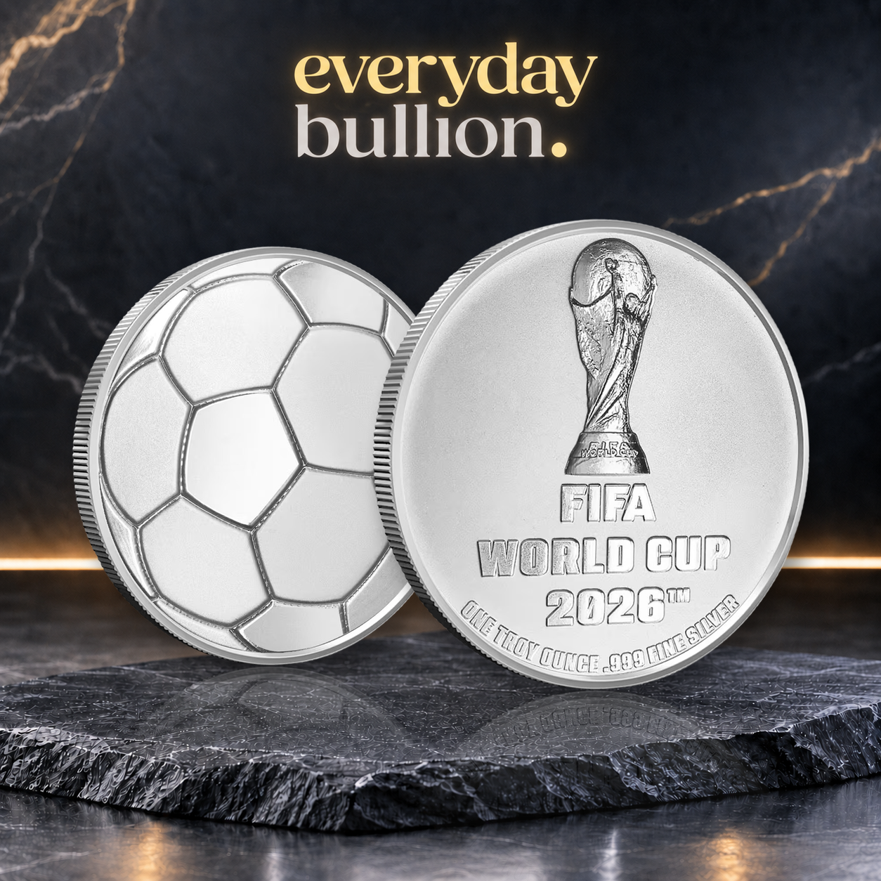 FIFA World Cup 2026™ 1oz .999 Fine Silver Round – SilverTowne Mint