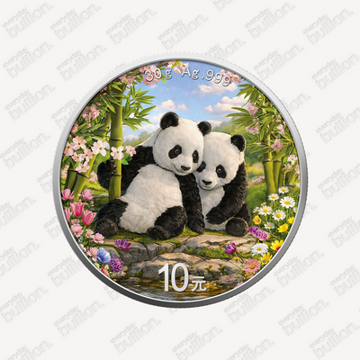 4 Seasons: Spring 30g .999 Silver Coin China Panda 2026 by Germania Mint