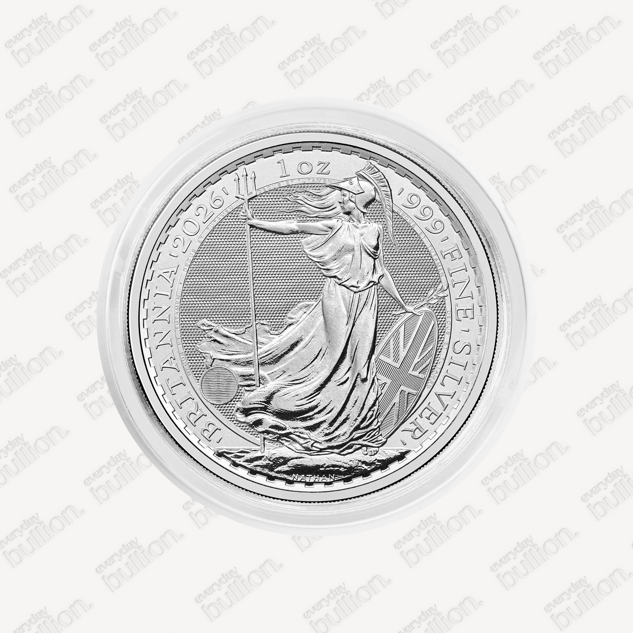 Silver Tube of 1oz 2026 Brittania Coin