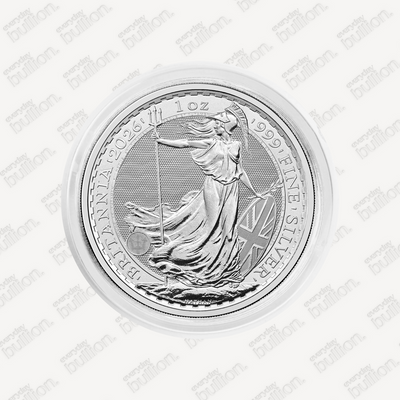 Silver Tube of 1oz 2026 Brittania Coin