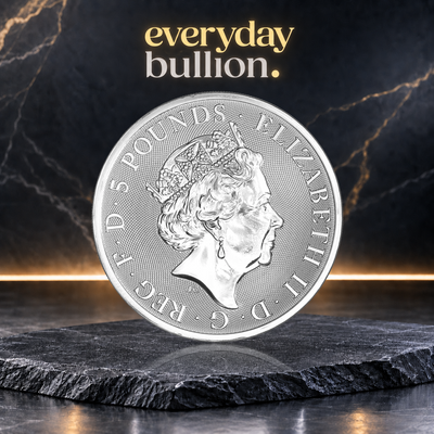 2023 Yale of Beaufort Royal Tudor Beasts £5 2oz .9999 Silver Bullion Coin – The Royal Mint