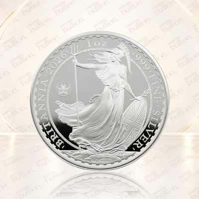 2026 Britannia Cherry Blossom Privy £2 1oz Silver Proof Coin – United Kingdom – The Royal Mint