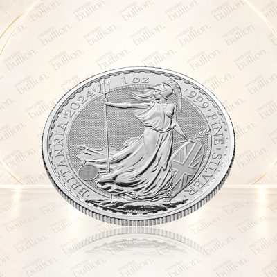 2024 Britannia 1oz .999 Silver Bullion Coin in Flip – United Kingdom – The Royal Mint