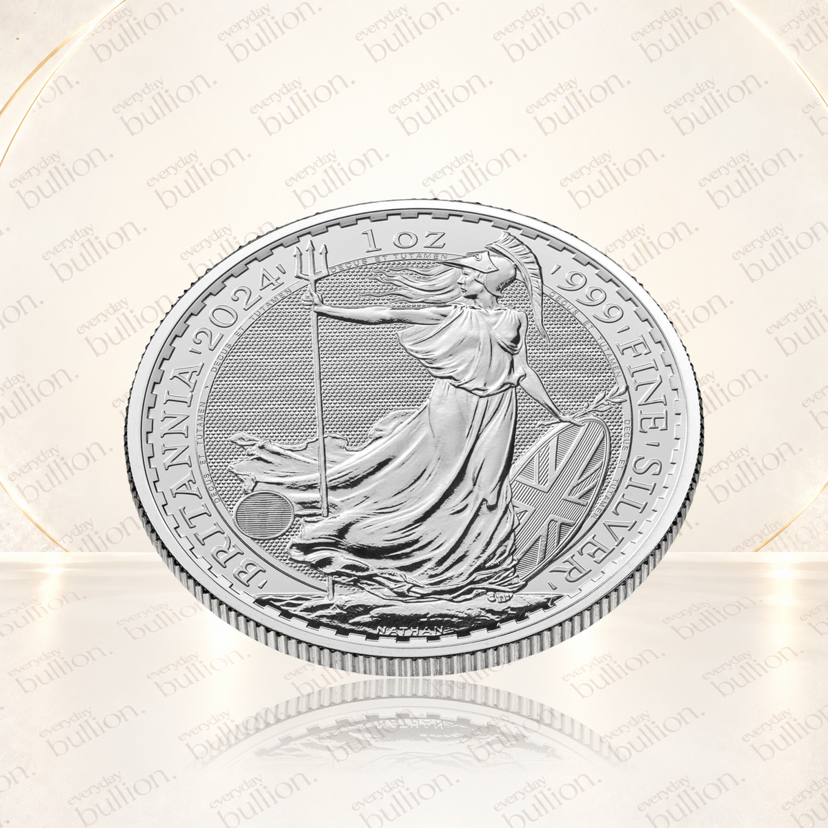 2024 Britannia 1oz .999 Silver Bullion Coin in Flip – United Kingdom – The Royal Mint