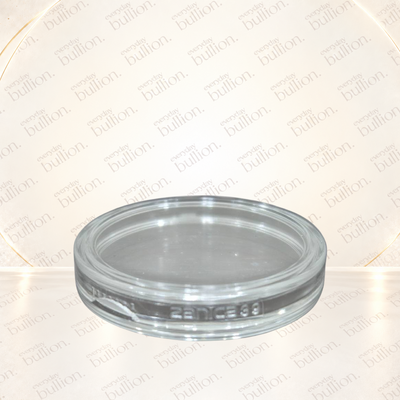 39mm Britannia Stackable Acrylic Coin Capsules – 10-Piece Storage Tube – Canada – Zanica