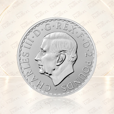2023 Britannia King Charles III £2 1oz .999 Silver Bullion Coin – United Kingdom – The Royal Mint