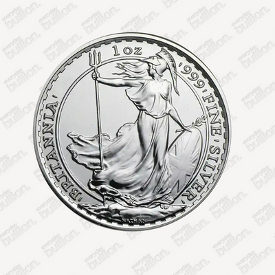 1oz Silver Britannia in Capsule (Mixed Years)
