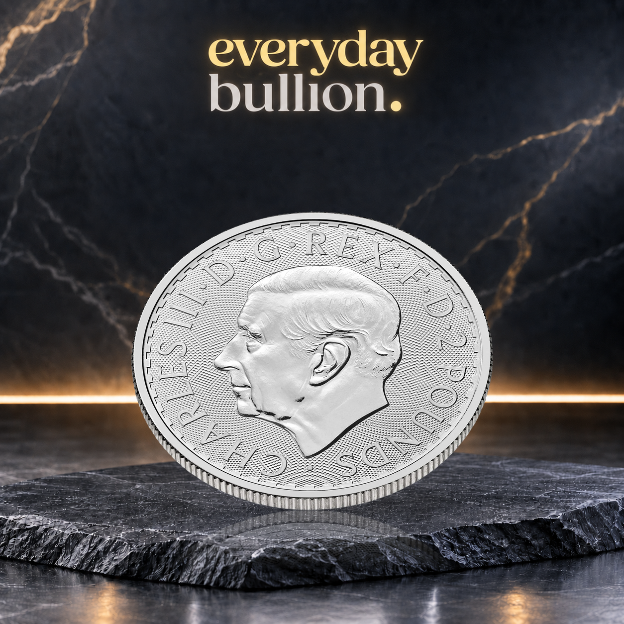Britannia 2026 1oz .999 Fine Silver Bullion Coin in Coin Flip – The Royal Mint