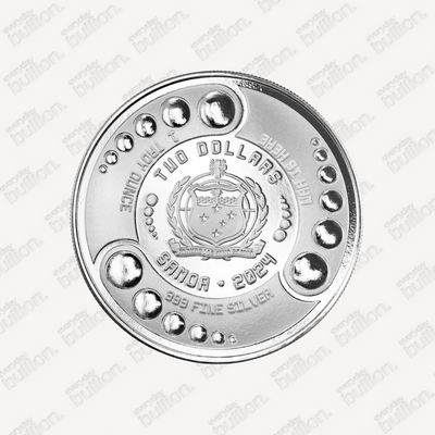2024 Samoa Alien 1 oz Silver Coin – Alien Battle Series | .999 Fine Silver