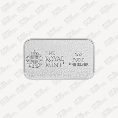 1oz Silver Bar Una and the Lion Minted