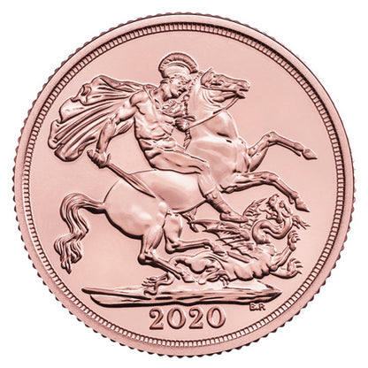 The Royal Mint Sovereign Elizabeth II Gold Coin (2020)
