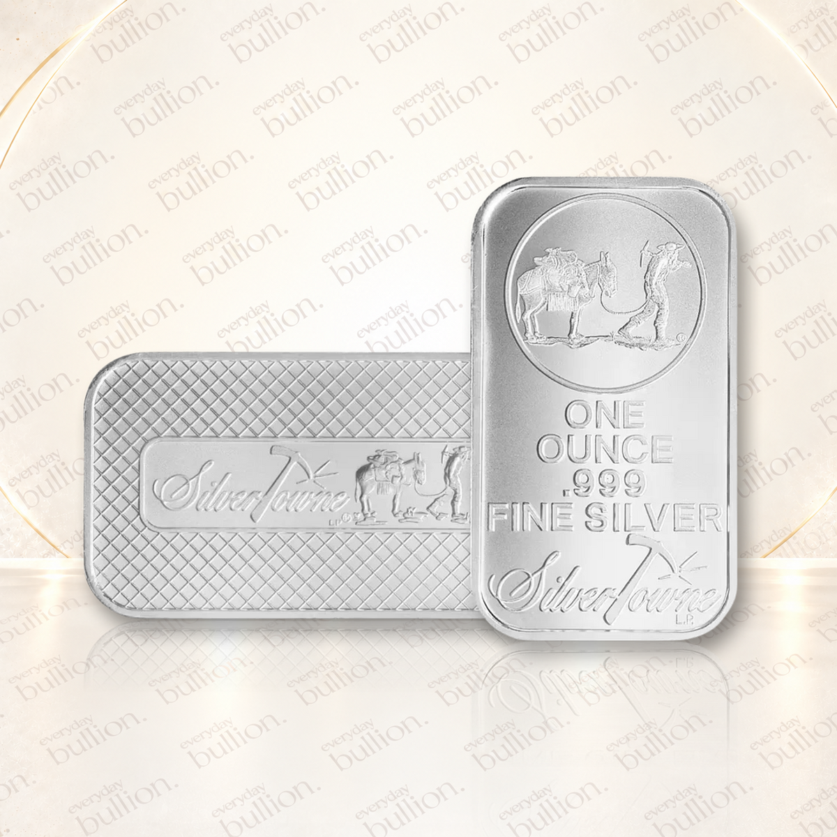 SilverTowne Prospector 1oz .999 Silver Bar – United States – SilverTowne Mint