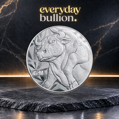 Bull & Bear 1oz .999 Fine Silver Bullion Round – Golden State Mint