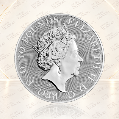 2021 Britannia 10oz .999 Fine Silver Bullion Coin in Capsule – United Kingdom – The Royal Mint