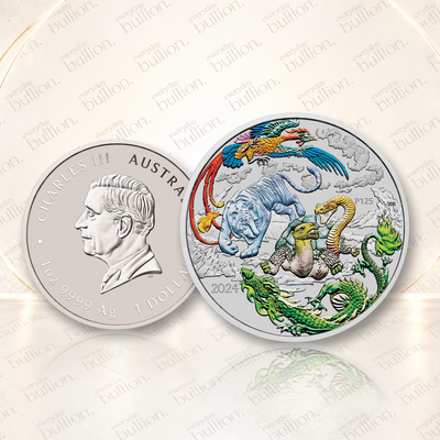 2024 Australia Four Guardians Lán 1oz Silver Coloured BU Coin in Capsule – The Perth Mint