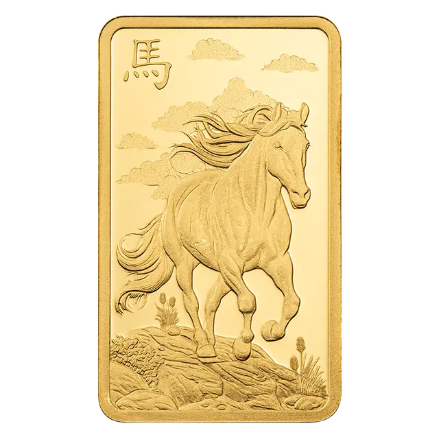 PAMP Suisse Lunar Horse 2026 - 5 gram Gold Bar