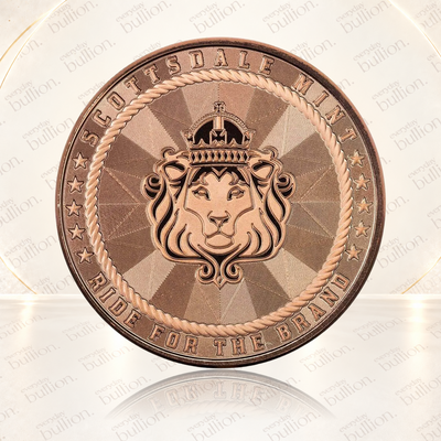 Scottsdale Cowboy Rifleman 1 AVDP oz .999 Copper Round - USA - Scottsdale Mint