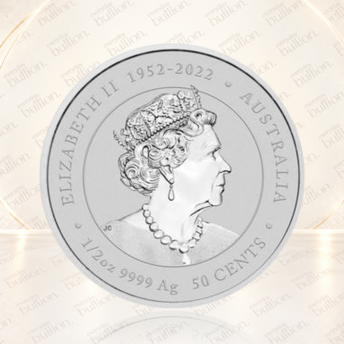 2024 Australian Lunar Series III Year of the Dragon Red Dragon 1/2oz .9999 Silver Coloured BU Coin in Capsule – Australia – The Perth Mint