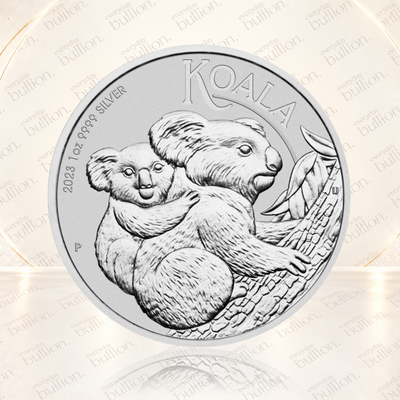 2023 Australian Koala 1oz .9999 Fine Silver Bullion Coin in Capsule – Australia – The Perth Mint