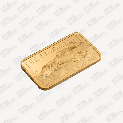 5 gram Gold Bar – PAMP America the Free: Bald Eagle (Assay)