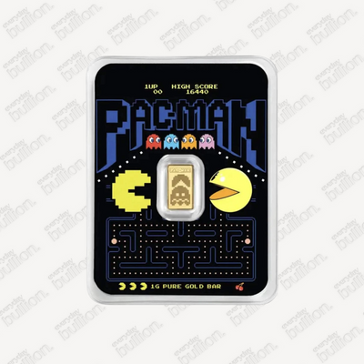 1 gram Gold Bar - PAC-MAN 45th Anniversary in TEP